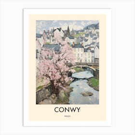 Conwy (Wales) Painting 1 Travel Poster Art Print