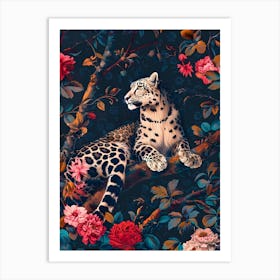 Leopard In The Forest Art Print