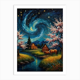 Starry Night 49 Art Print