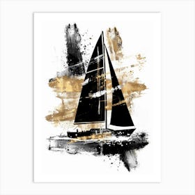 Sailboat Canvas Print 5 Art Print