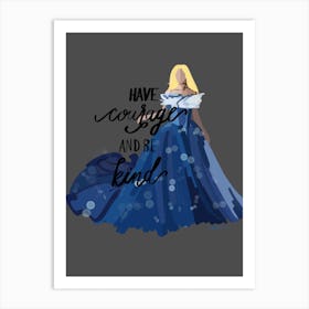 Cinderella Quote Art Print
