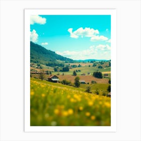 Swiss Countryside Art Print