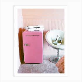 Pink Motel on Film Art Print