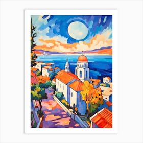 Zadar Croatia 2 Fauvist Painting Art Print