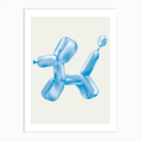 Balloon Dog Blue Art Print