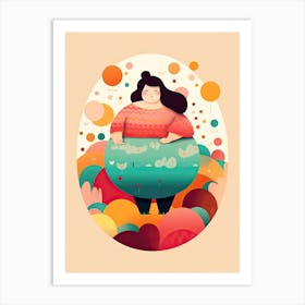 Refined Body Positivity Essence Art Print