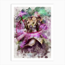 Aegwynn World Of Warcraft 2 Art Print