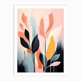 Abstract Leaves 27 Art Print