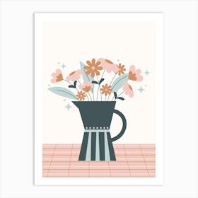 Coffee & Flowers Poster Art Print