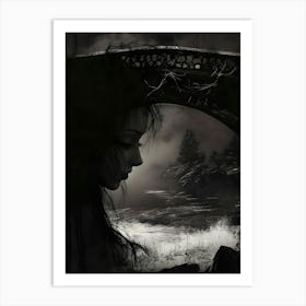 Dark Beauty Art Print