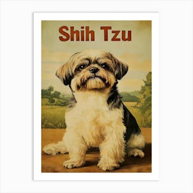 Shih Tzu Art Print