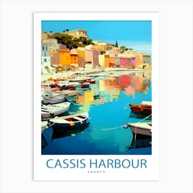 Cassis Harbour Art Print