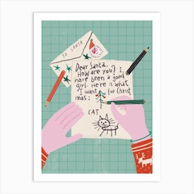 Dear Santa Art Print