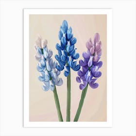 Dreamy Inflatable Flowers Bluebonnet Art Print