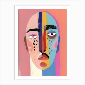 Face Painting 4 Art Print