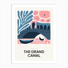 The Grand Canal Venice Travel Matisse Style Art Print