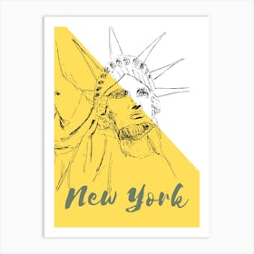 Statue of Liberty New York city USA Art Print