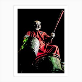 Clown Shawn Crahan slipknot music band 4 Art Print