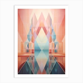 Geometric Abstract Illustrations 8 Art Print