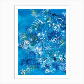 A Bunch of Blues painted by Paoling Rees Art Print