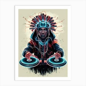 Dj Dj 2 Art Print