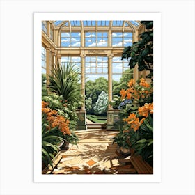 Longwood Gardens Usa  Illustration 1  Art Print