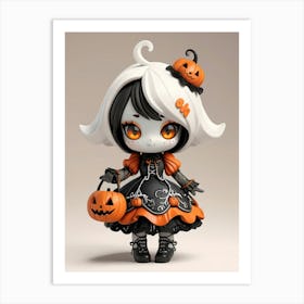 Halloween Doll Art Print