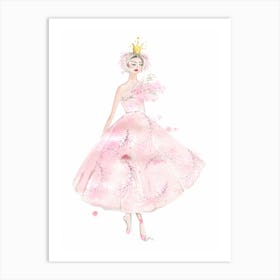 Lizzie Ballerina Art Print
