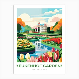 Netherlands Keukenhof Gardens Travel Art Print