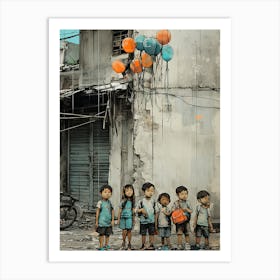 Children Of Hong Kong Art Print