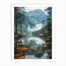 Reflection In A Lake 2 Art Print