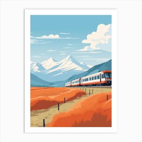 The West Highland Line Scotland 4 Hiking Trail Landscape Art Print