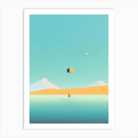 Man In The Desert Art Print