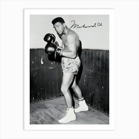 Muhammad Ali Boxer Vintage Art Print