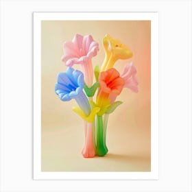 Dreamy Inflatable Flowers Carnations 2 Art Print