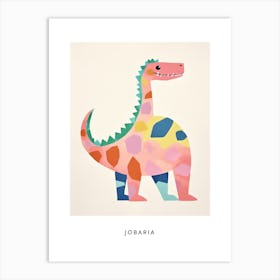 Nursery Dinosaur Art Jobaria 1 Poster Art Print