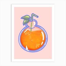 Perfect Orange Art Print