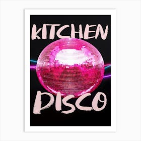 Kitchen Disco Aesthetic Art Print