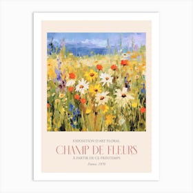 Champ De Fleurs, Floral Art Exhibition 11 Art Print
