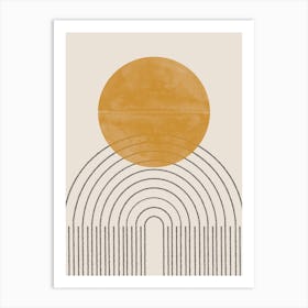 Sun and the Arch Art Print