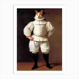 Cat In Costume Art Print