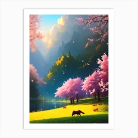 Cherry Blossoms 12 Art Print
