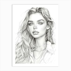 Mod Girl 58 Art Print