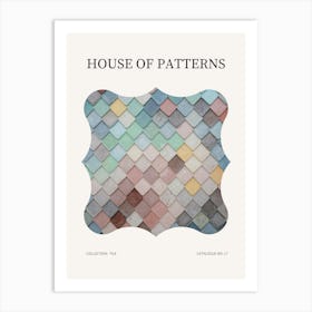 Tile Pattern Poster 17 Art Print