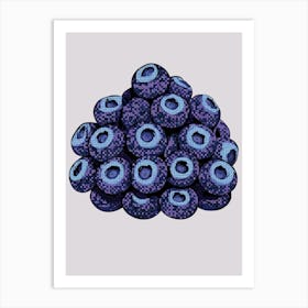 Blueberry Art Print