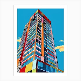 Hackney High Rise Art Print