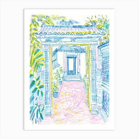 Doors And Gates Collection Himeji, Japan 2 Art Print