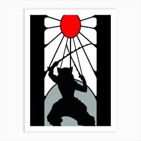 Samurai Warrior Art Print