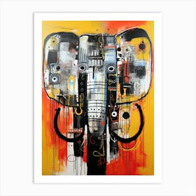 African Elephant Art Print