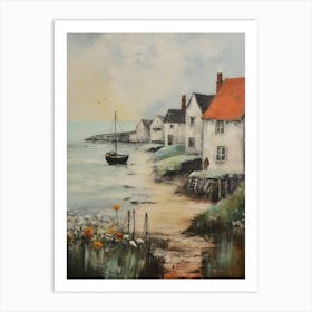 Boat by the Sea Art Print